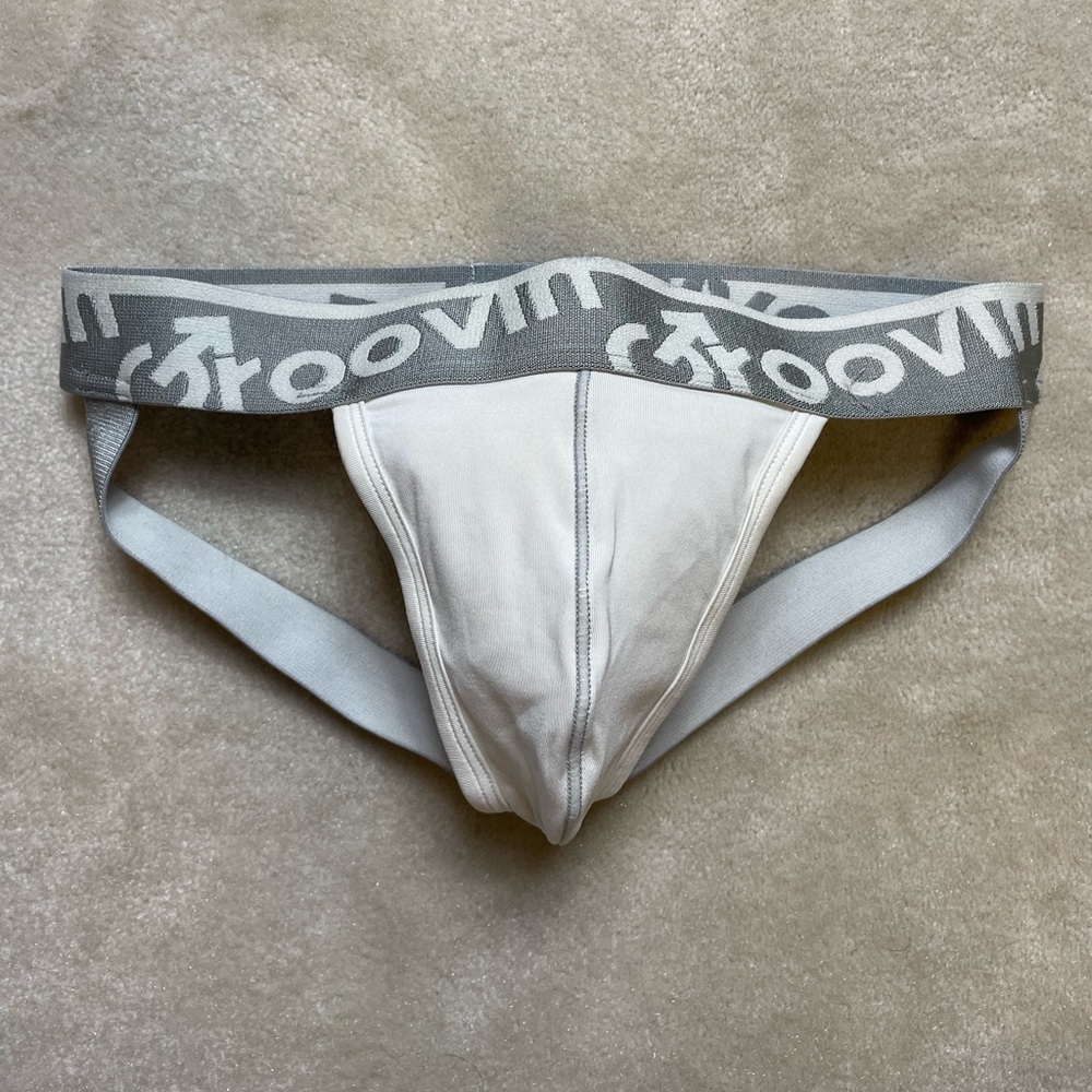 Men’s Jock-Strap Groovin White Size M